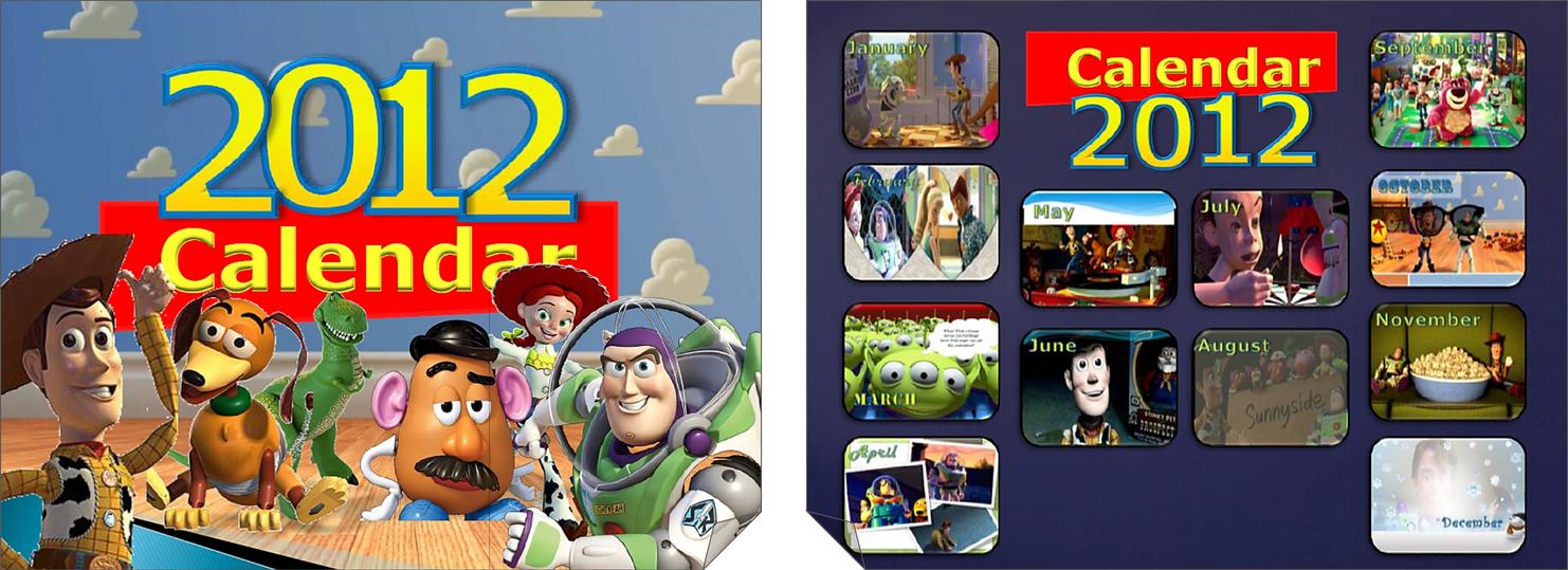 Toy Story Calendar by Nevetsboy2 on DeviantArt
