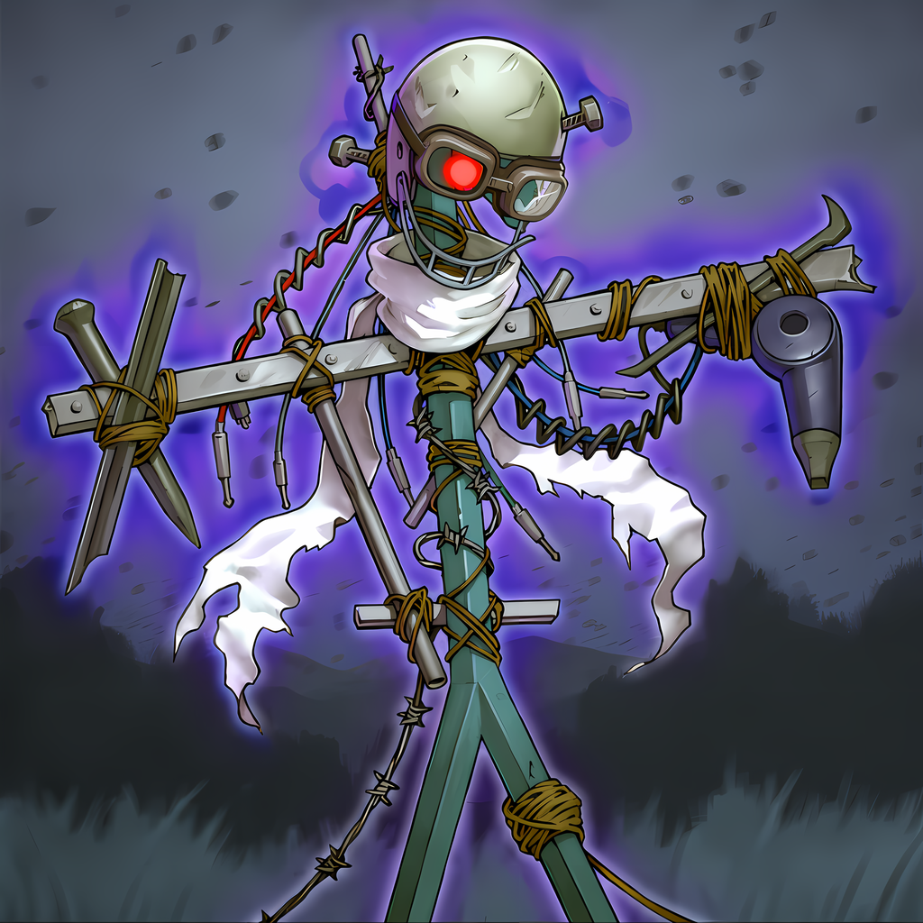 Scrap Demon Deviantart Scrap-Iron Scarecrow by Gold3nB3ar on DeviantArt