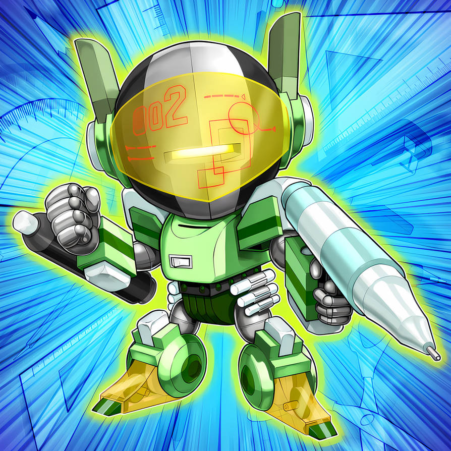 Deskbot 002 by Gold3nB3ar on DeviantArt