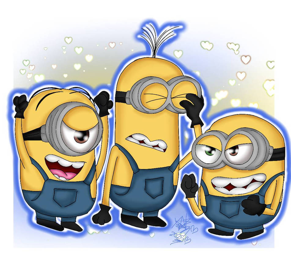 Minions Kevin Stuart And Bob Fanart By Angelqueen78 On DeviantArt minions-kevin-stuart-and-bob-fanart-by-angelqueen78-on-deviantart