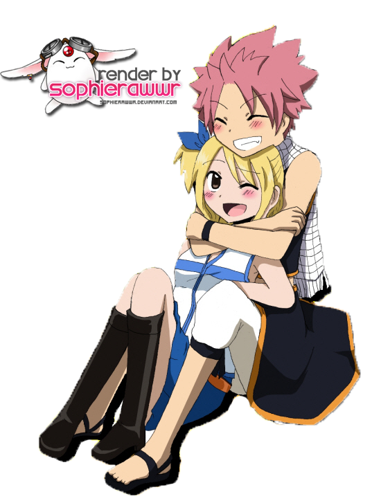 Natsu and Lucy Render