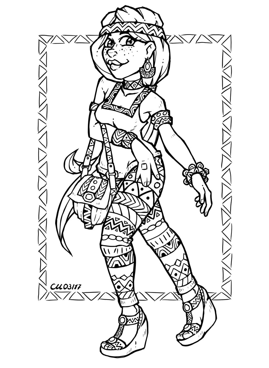 Lineart-Contest: Aztec