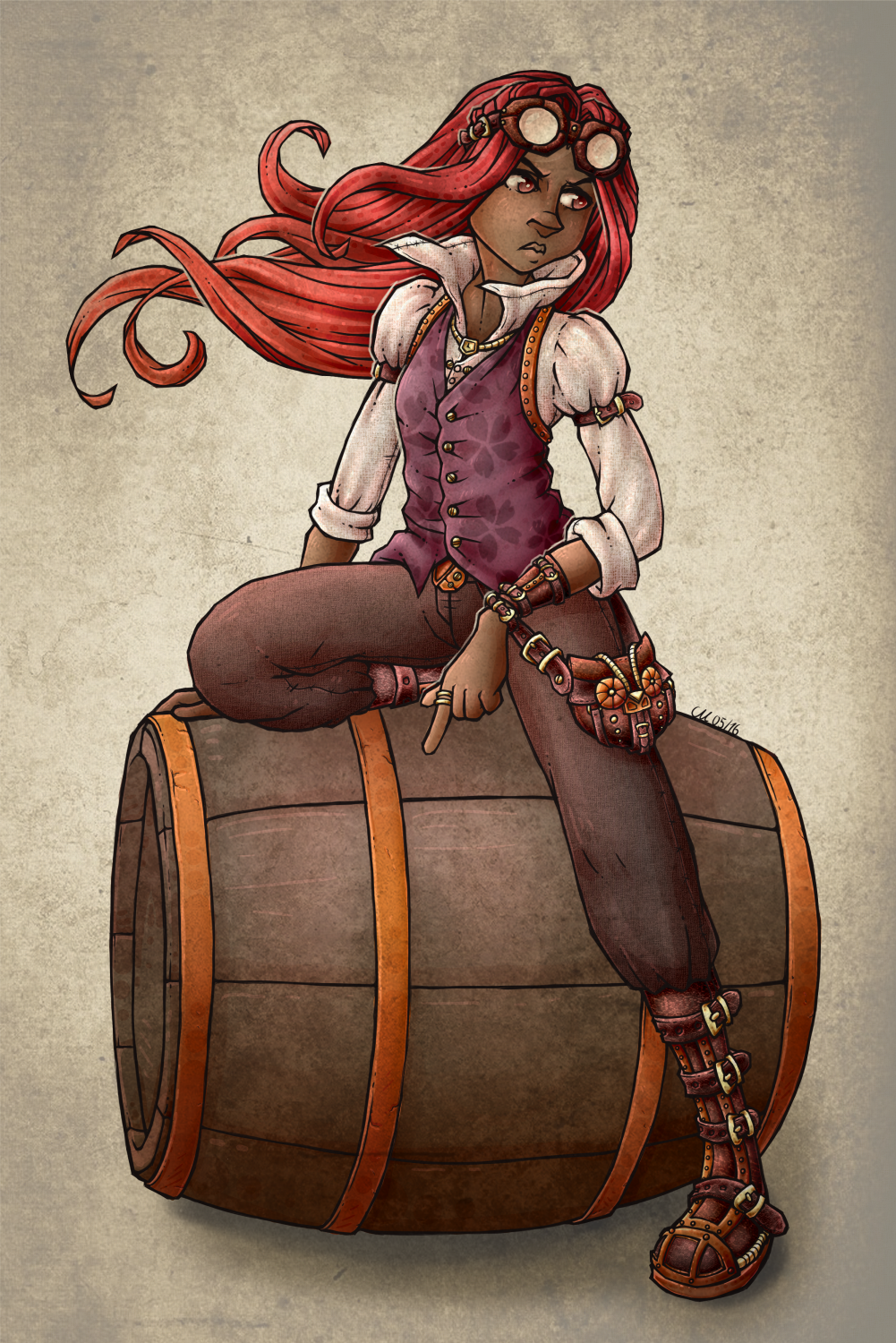 Steampunk Guy *colored*