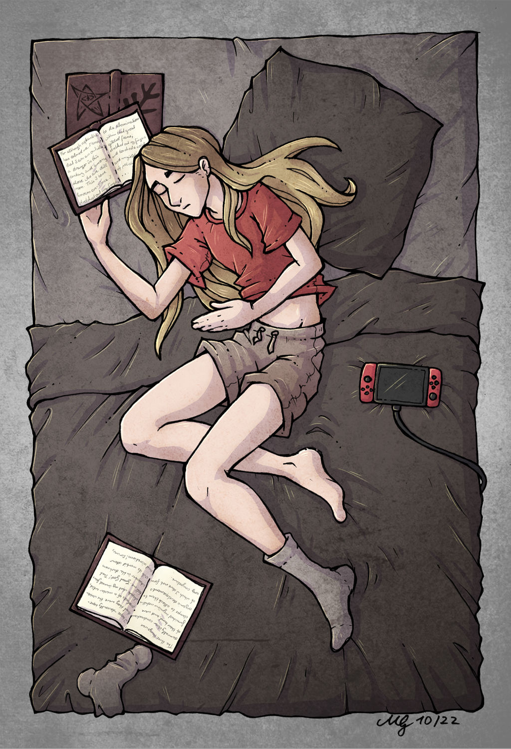 Deviantart Author Books And Games *colored* by MelitaGermaine on DeviantArt