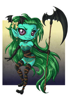 Spooktacular Chibi - Green