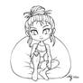 Chibi Girl - Bed