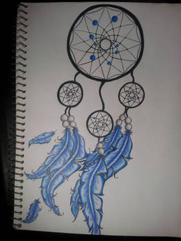 Dream catcher tattoo design