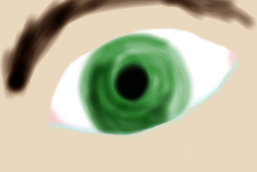 Green eye