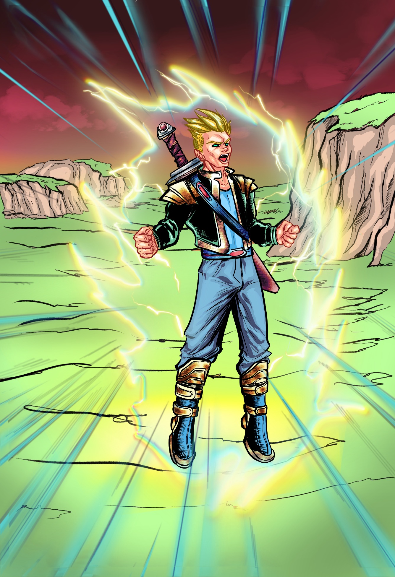DBZ - Trunks redesign by ArtDoesAaron on DeviantArt