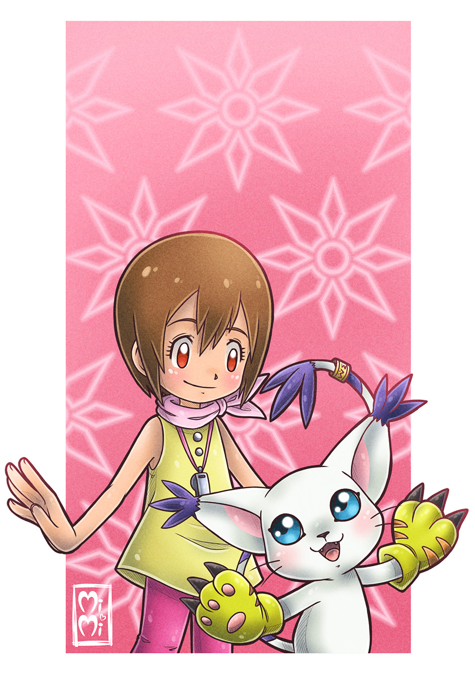 Hikari y Gatomon  Digimon adventure tri, Digimon adventure, Digimon  digital monsters