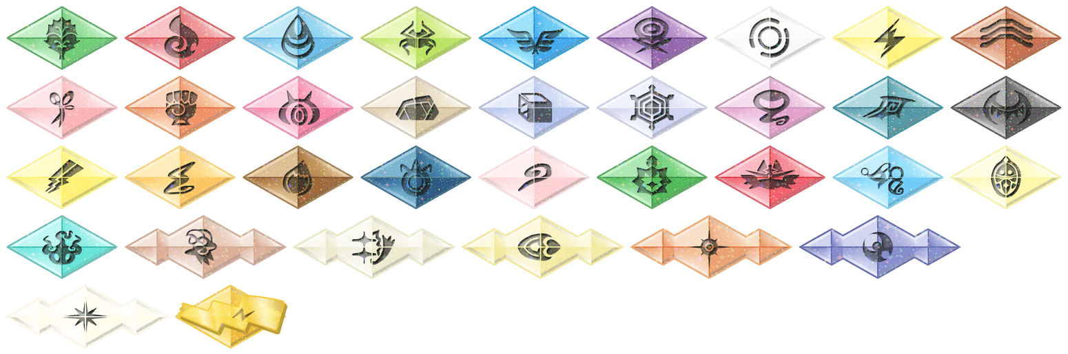 Crystal Type Deviantart All Z-Crystals by DestructoEvolution on DeviantArt