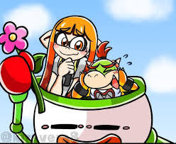 Inkling girl and Bowser Juniors First date