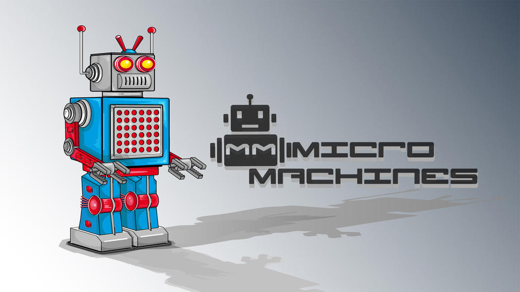 Wallpaper Micro Machines Logo 5 Robot (KrachenArt)