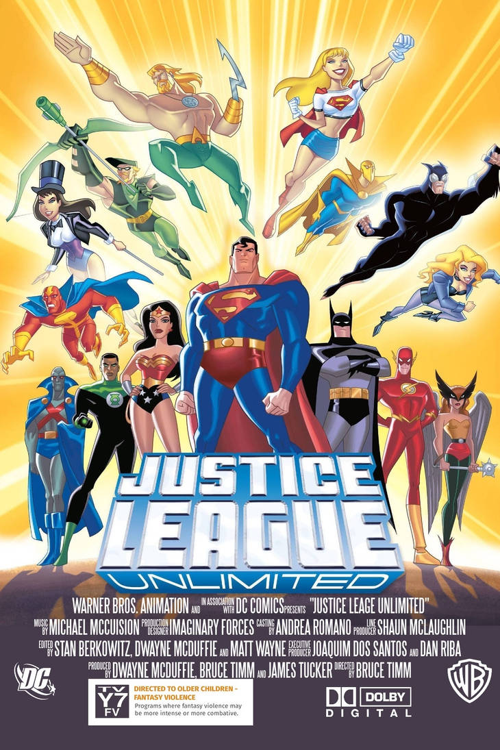 Justice league unlimited theatrical poster by jy04 on DeviantArt