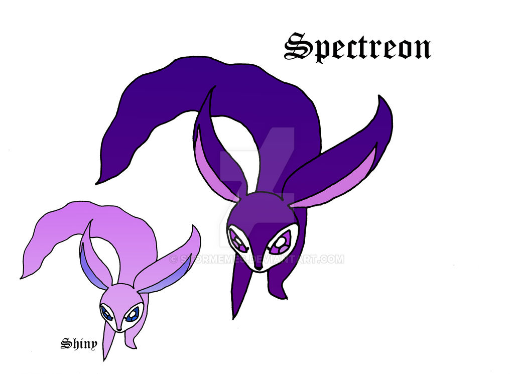 Spectreon, the Ghost type Eeveelution by stormemes on DeviantArt