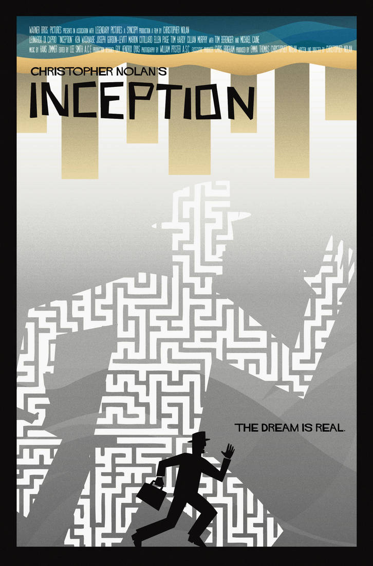 Custom Inception Poster INCEPTION poster E by rodolforever on DeviantArt