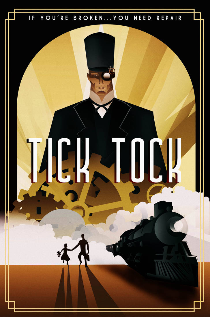 TICK TOCK movie poster by rodolforever