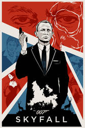 OO7 SKYFALL poster by rodolforever