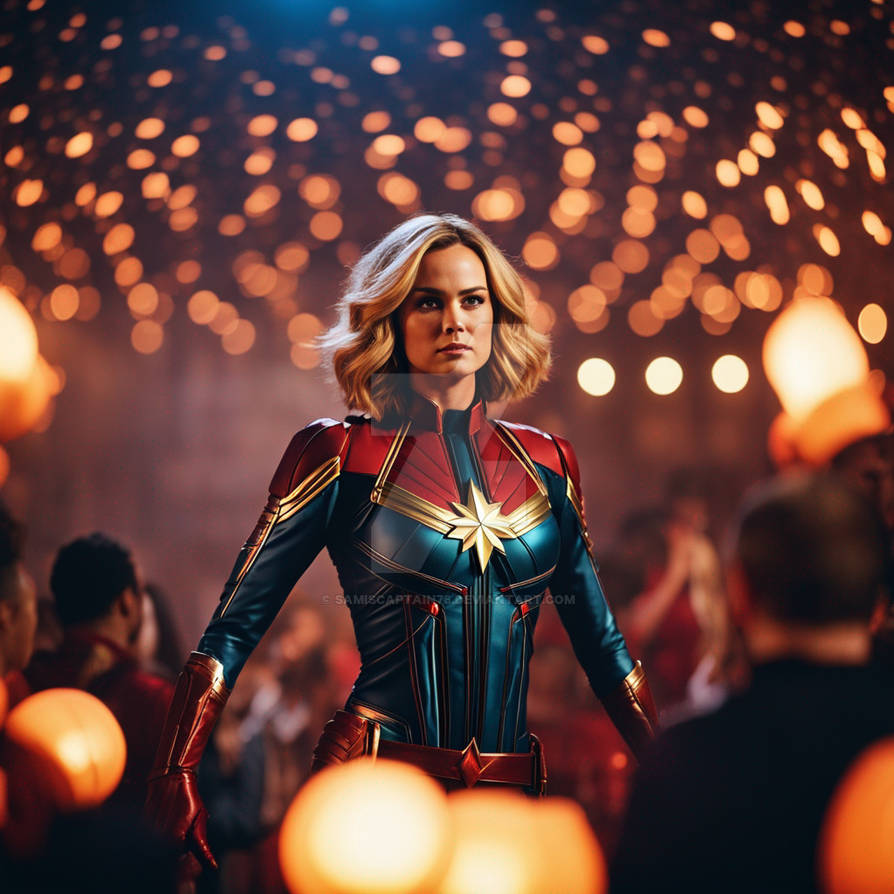 Captain Dancing Captain Marvel Halloween party dancing by samiscaptain76 on DeviantArt
