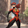 Elastigirl in Anime Style, it has the Incredibles