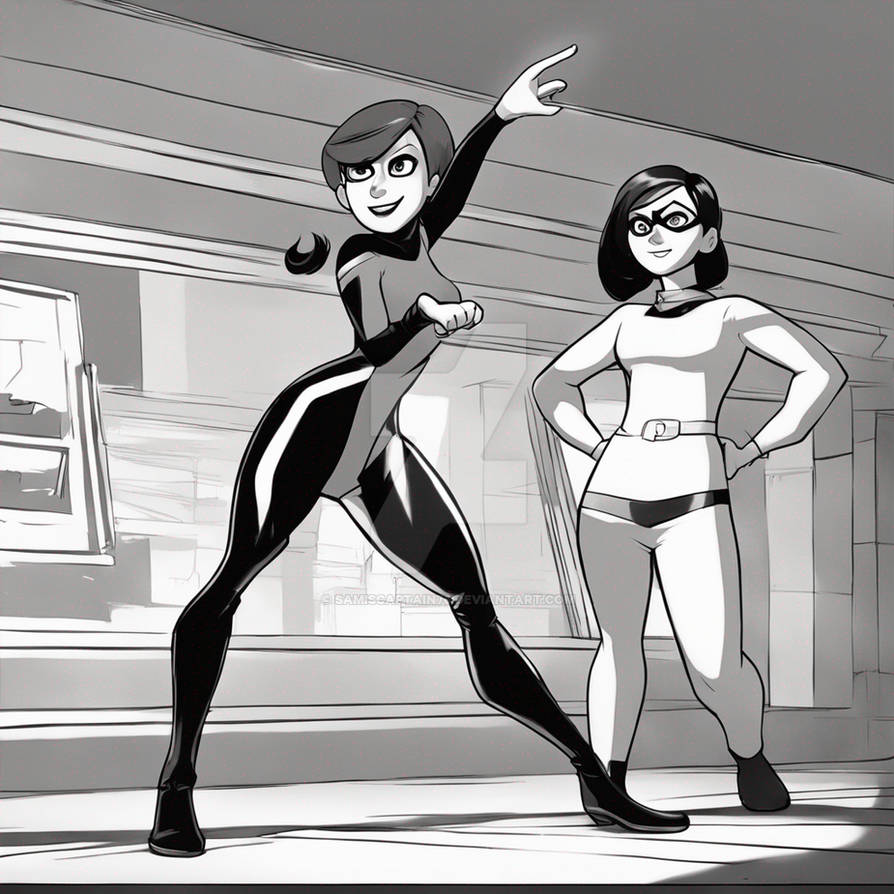 Helen Parr Elastigirl Incredibles, posing