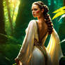 Sexy Padme Amidala, in an elegant pose showcasing