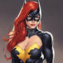 Batgirl sexy red hair