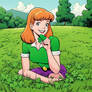 lucky Daphne Blake found a four leaf clover in the
