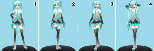 MMD Standing Poses (+DL)