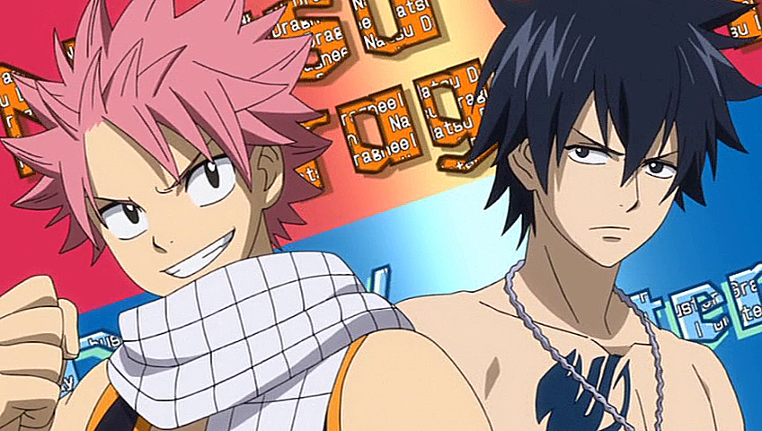 Natsu and Gray