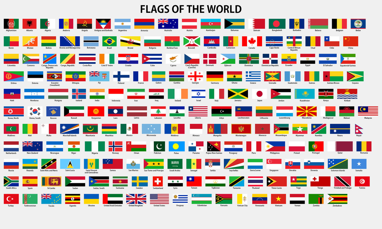 Flags of the World by MileCentreUninvited on DeviantArt