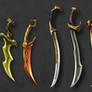 Knives, Swords and Maces concept