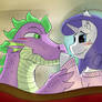 Adult Spike and Rarity