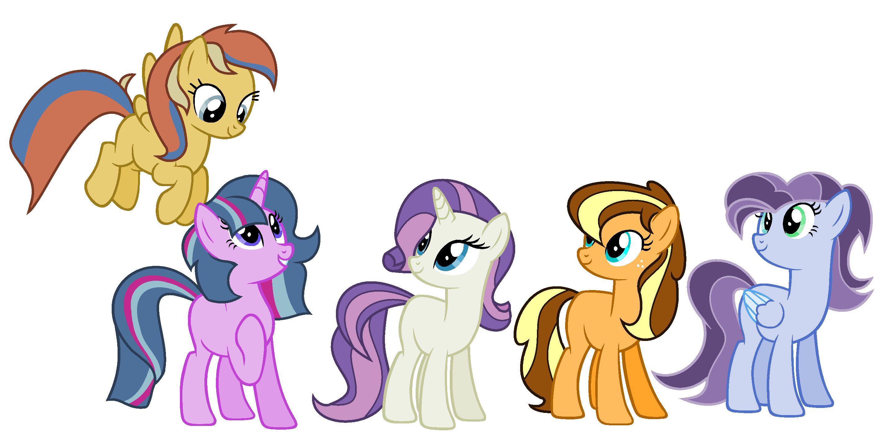 Mlp Rd Mane mlp Mane 5 Commission by Jeanettemiller547 on DeviantArt