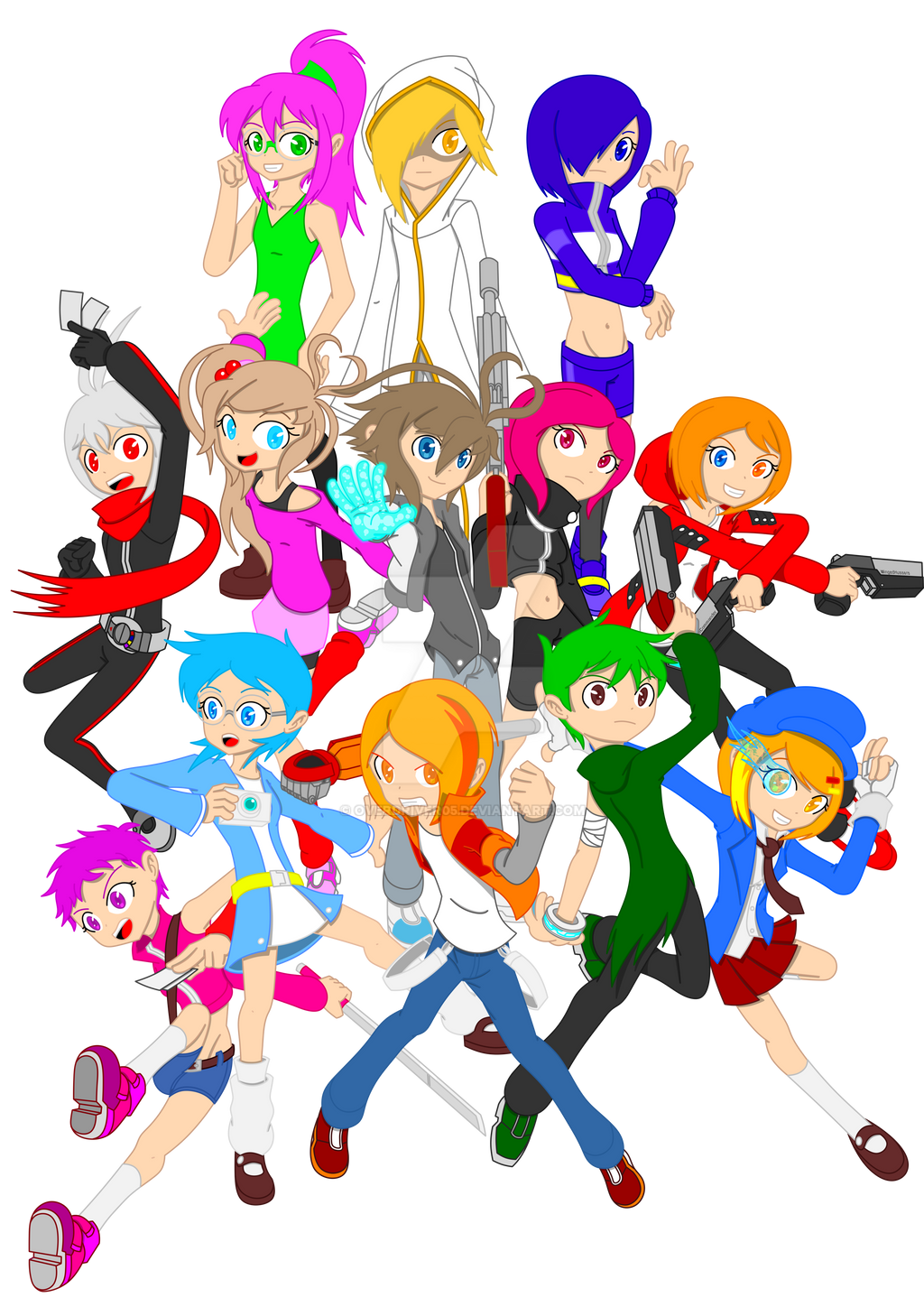 Overdriver3 Deviantart Project OVRDRVR - The Entire Cast by OverDriver05 on DeviantArt