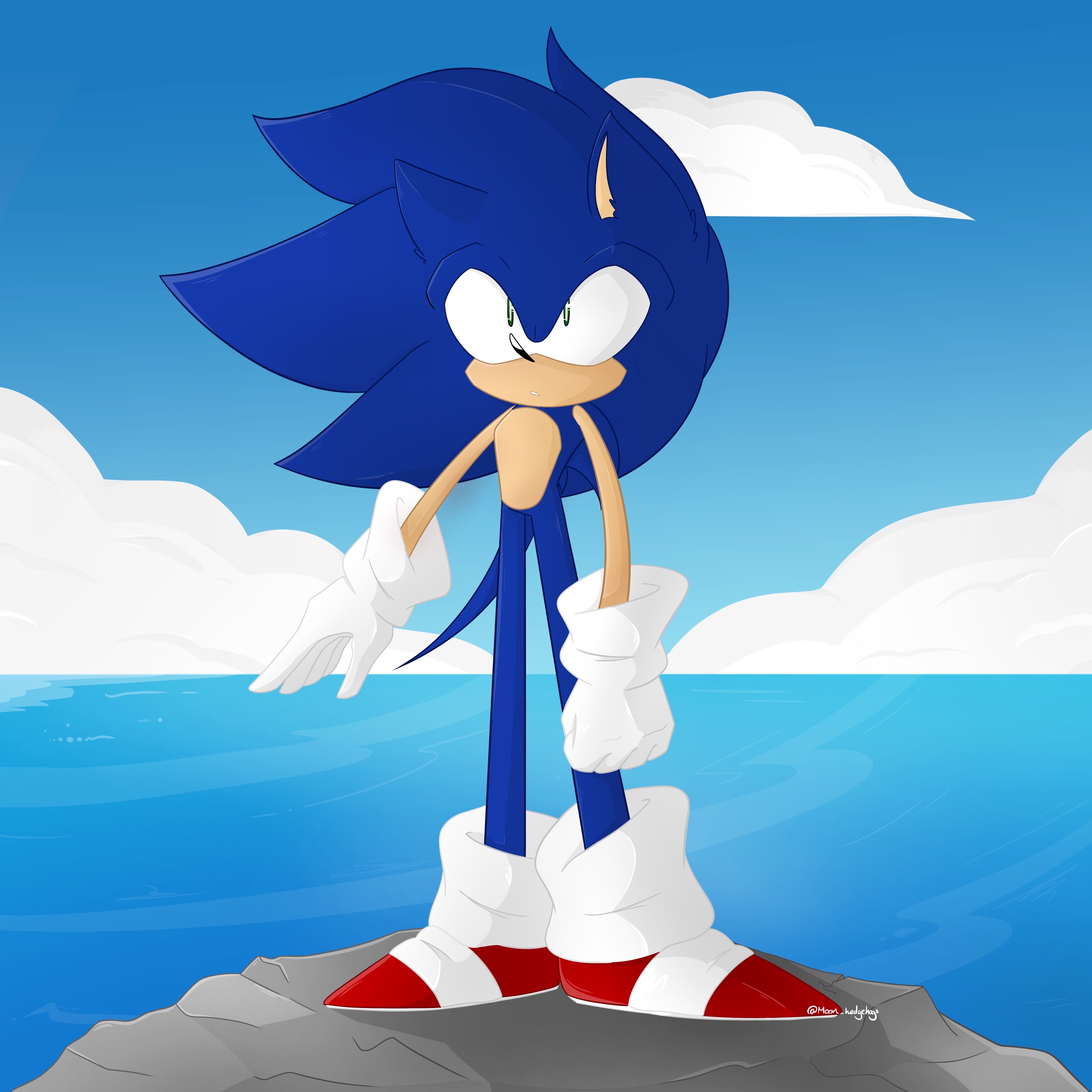 Sonic Frontiers Fanart 2 - Fan Art & Comics - Sonic Stadium