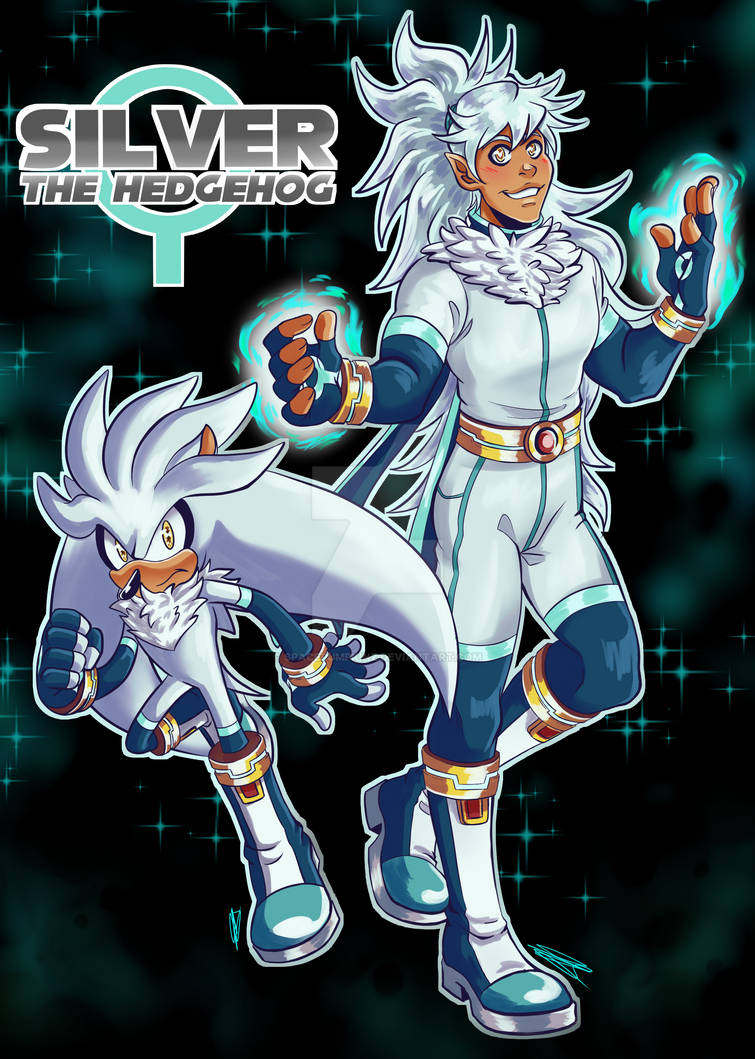 Human Silver Silver The Hedgehog Human Form by spacepumpkinz on DeviantArt
