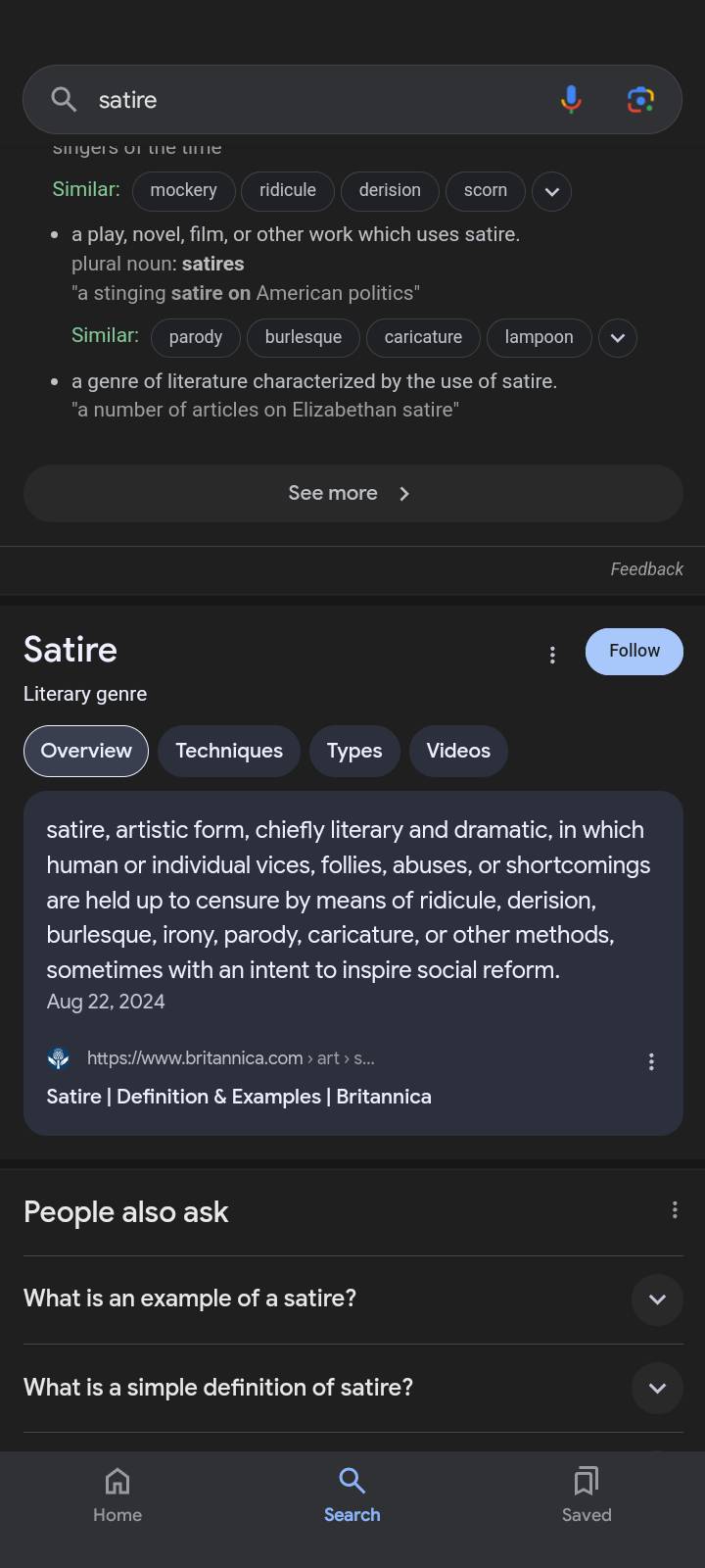 Deviantart Definition Definition of the day: Satire by DarkMarkDoofus on DeviantArt