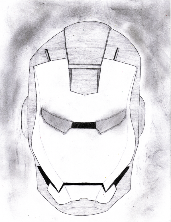 Learn how to draw iron man helmet pictures using these outlines or print ju...