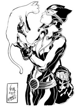 Wrathofkhan's Catwoman Inked by Me