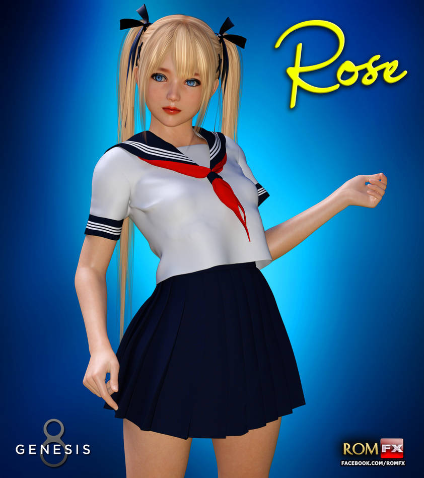 Rose For G8F and G8.1F by Rom-FX on DeviantArt