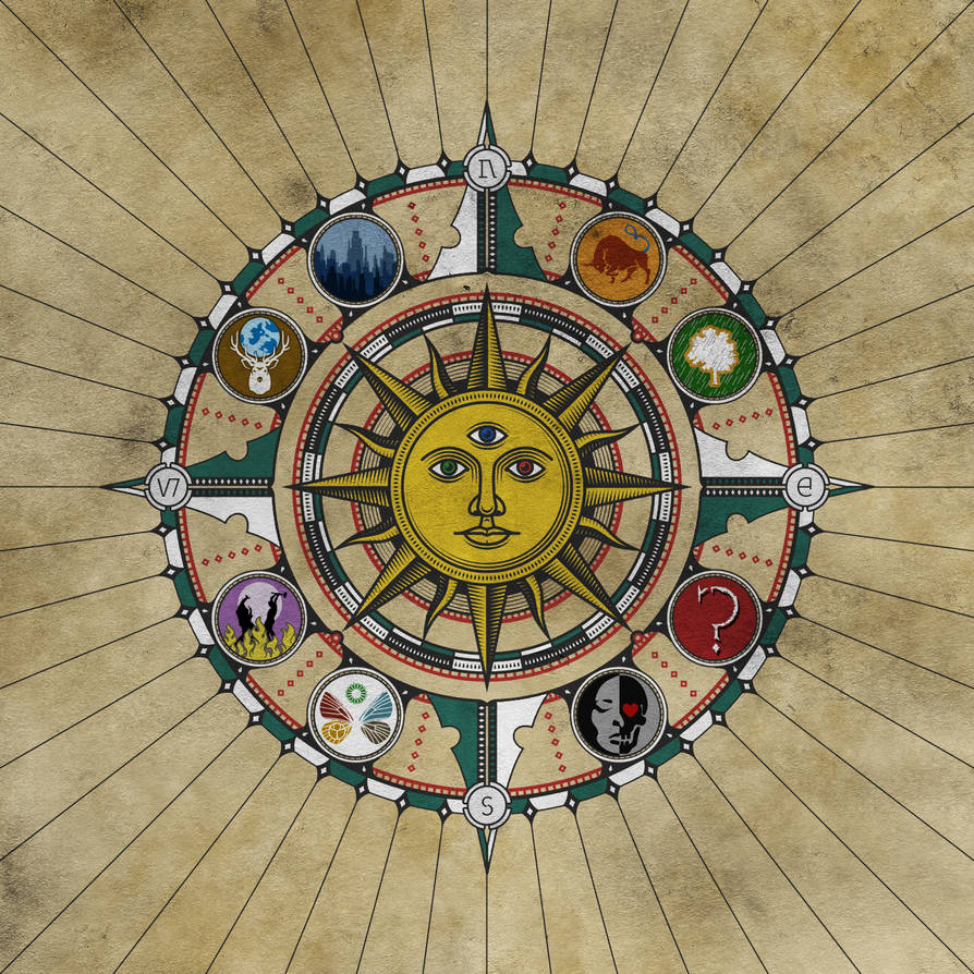Compass Rose by DaelinD on DeviantArt