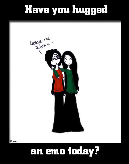 Hug Emo Hug An Emo. by NaKaya on DeviantArt