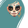 Halloween Doodle 07: Day of the Dead Makeup