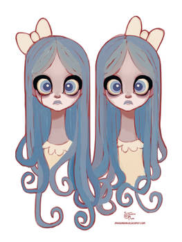 Halloween Doodle 12: Twin Poltergeist