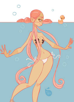 Swimming Character