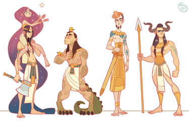 Character Design: Egyptian Gods