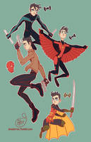 Fan Art - Batman's Robins