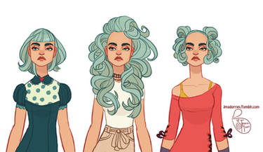 Character-Design Hair-01 2017