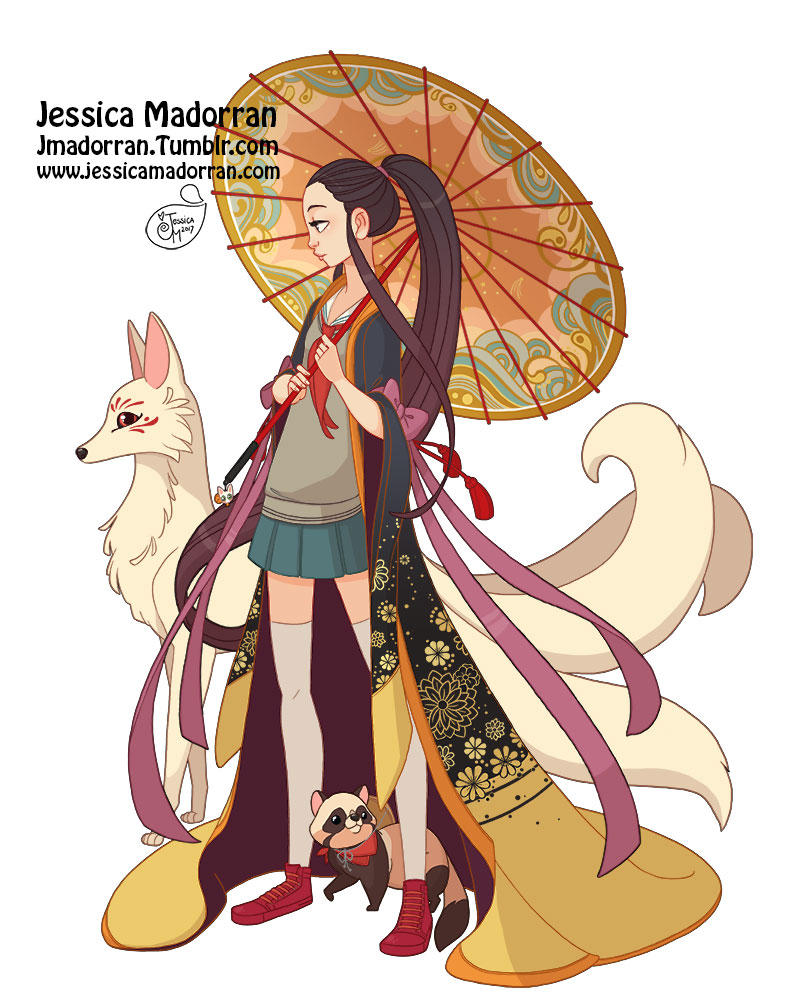 Character Design - Japan Inspired Character 20 by MeoMai on DeviantArt